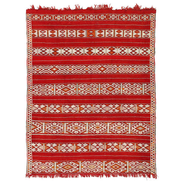 Isabelline Flatweave Moroccan Rug Wayfair